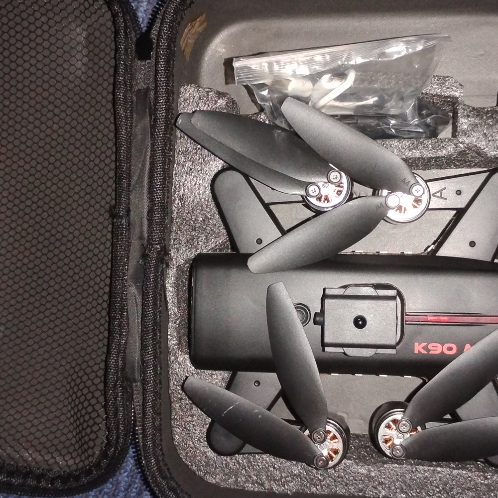 Black Drone with Camera
